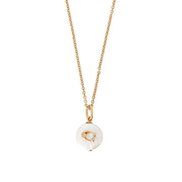 COACH 26SS Signature Coin Pearl Damen Halskette 440611 GLD 107 148819538 [P]
