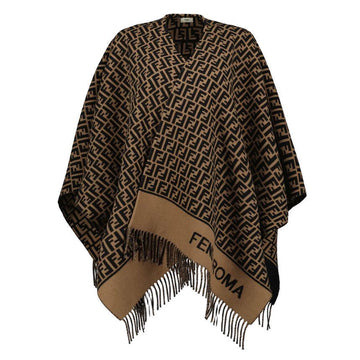 Fendi Cashmere Cape Brown FXX723 AQCW F0QE1 61029494