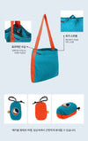 TICKET TO THE MOON Eco-Bag Medium 15L Aqua Orange 148852174 [P]