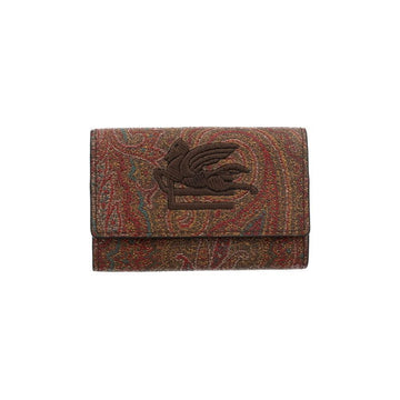 Etro Paisley Jacquard Pegasus Card Holder 146710914 [P]