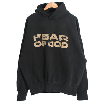 FEAR OF GOD Logo Hoodie Waschschwarz FG25FW12-12102BHF 001 148934490