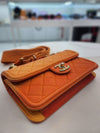 CHANEL Kaviar Sonnenuntergang Gradienten kleine Tote Crossbody AS0062 148944488 [P]