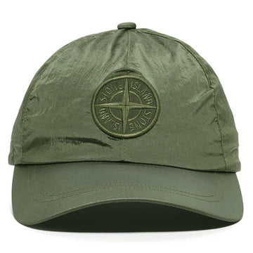 Stone Island Stone 24FW Logo Embroidered Nylon Cap Khaki 811599576 A0059 117911216