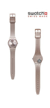 SWATCH GP403 コア リフレッシュ ピンクバヤ レディース ウレタン腕時計 145693463 [P]