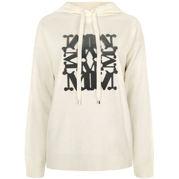 MAXMARA Tadeo Hoodie aus Wolle in Weiß 2521366222 011 148983533