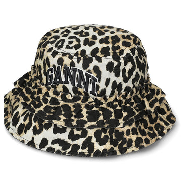 Ganni Leopard Bucket Hat 25FW A6915 943 149006111