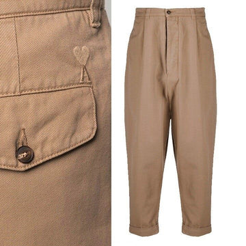 AMI Herz Logo Cropped Chino Hose 156489079