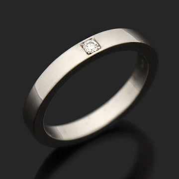 BVLGARI Platinring mit 1P Diamant Merimi 53 149006924