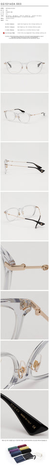 GUCCI GG1014OA 003 透明のフレーム ラウンド 134902307 [P]