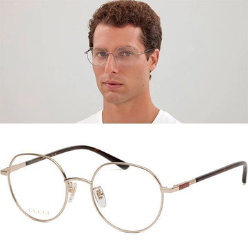GUCCI GG1349O Brille Unisex Fashion Rund Metall 124599758