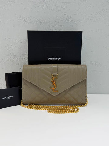 Saint Laurent Monogram Matelasse Chain Shoulder Bag 620280 149041476