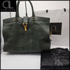 Saint Laurent Ipp Kaba Chic Tote Bag (Dark Green) 149041797 [P]