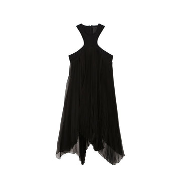 GIVENCHY BW219X144R 38 サイズ ハーネス 非対称 プリーツ ワンピース 148685254
