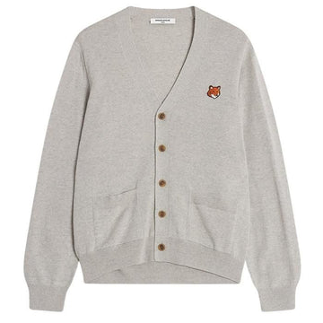 Maison Kitsune Fox Head Merino Regular Cardigan 149054359