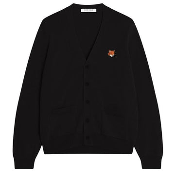 Maison Kitsune Fox Head Merino Regular Cardigan 149054358
