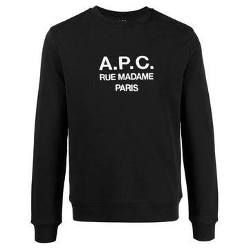 APC 23SS RUFUS Logo Embroidered Sweatshirt Black COEZD H27500 LZZ 44872890