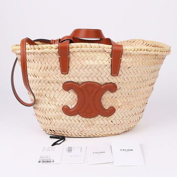 Celine Tiny Triomphe Basket Rattan Bag 149073311