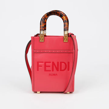 FENDI 8BS051 Mini Tote Schultertasche Sunshine 148706951