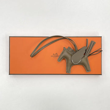 HERMES Rodeo Pegasus Bag Charm Etoupe H083010CA stamp 149119736