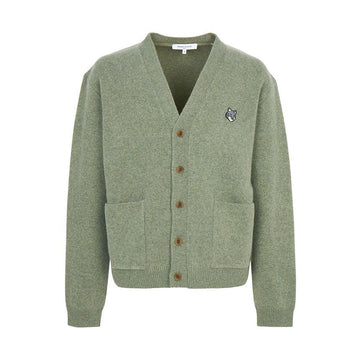 MAISON KITSUNE Foxhead Herren Cardigan PM00510KT1180 P131 149123472