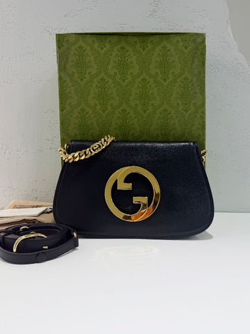 GUCCI ブロンディ チェーン ショルダーバッグ ブラック 699268 149125725