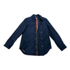 THOM BROWNE テックジップアップオーバーシャツジャケット 1サイズ ネイビー MJU429A 149125970 [P]