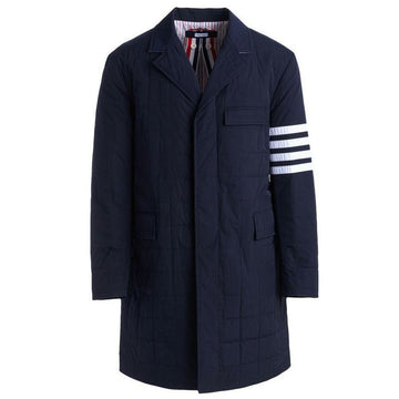 THOM BROWNE Padded Coat mit diagonaler Manschette Navy MOD066X 07259 415 48463410