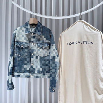 LOUIS VUITTON パレル ダミエデニム クラシックジャケット 50 149134456