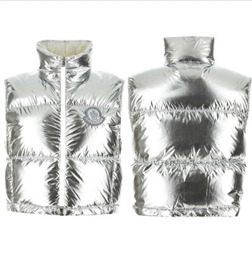 Moncler Blavet Women's Down Vest Silver 093 1A00057 596WH M93 160366377 [P]
