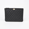 CHANEL Caviar Skin Boy Nouveau Medium Clutch A84406 148643289 [P]