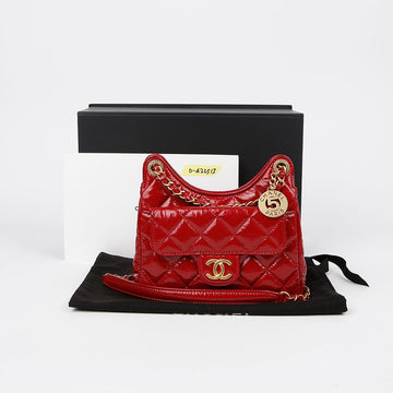 CHANEL AS4323 Pocket Chain Hobo Small Schultertasche 149038443