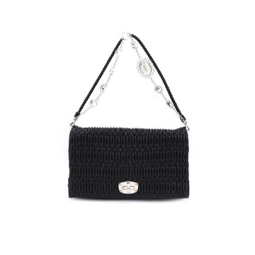 Miu Miu Matelassé Nappa Crystal Chain Clutch Bag and Shoulder Bag 5BD169 149160292