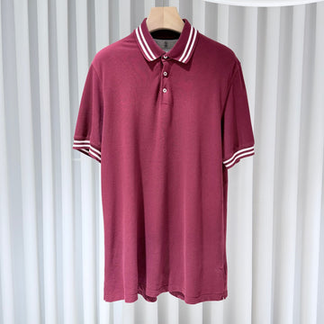 BRUNELLO CUCINELLI XXL / Baumwoll-Polo-T-Shirt 12345 149162798