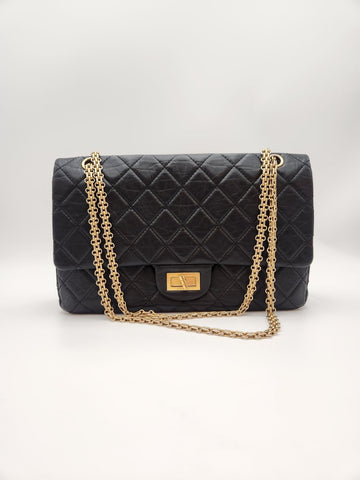 CHANEL ヴィンテージ 2.55 ラージ(マキシ) ブラック 16番 状態A 149164932