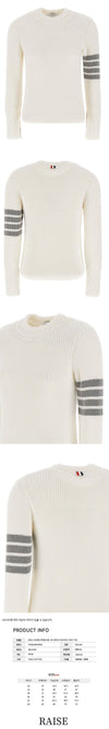 THOM BROWNE 23SS 斜線腕章ケーブルトリムニット Y3017 100 48463338 [P]