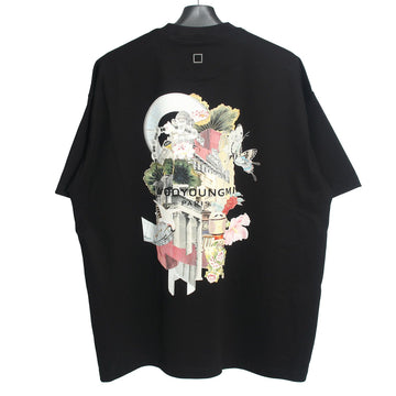 WOOYOUNGMI City Grafik Backlogo T-Shirt Schwarz W253TS05 718B 149210663
