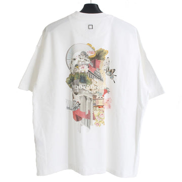 WOOYOUNGMI シティグラフィックバックロゴ半袖ホワイト W253TS05 716W 149210911
