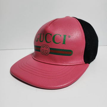 Gucci Pink Mesh Logo Band Cap 149213247