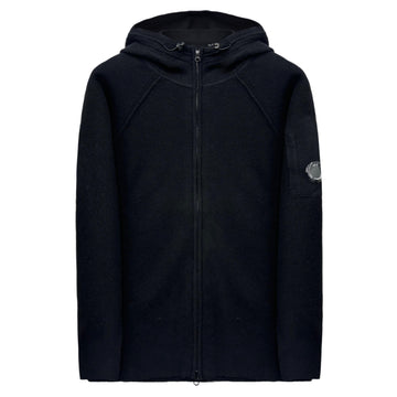 CP Company 25FW Lens Patch Hoodie Knit Zip-Up 19CMKN057A 999 149247859