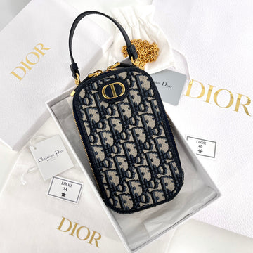 DIOR Oblique 30 Montaigne Telefonhalter Ketten-Crossbody Tasche (S2114UTZQ) 149249035