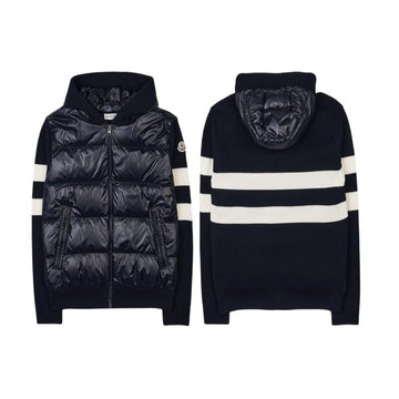MONCLER ロゴフルジップミックスパディングジャケット 9B00017 M1131 742 149259385 [P]