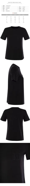 MAXMARA MADERA刺繍ロゴ Tシャツ Schwarz 2529976011 009 149268361 [P]