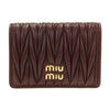 Miu Miu Matelasse Napa Leather Card Holder 149270291 [P]