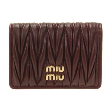 Miu Miu Matelasse Napa Leather Card Holder 149270291