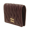 MIU MIU マテラッセ ナッパレザー 二つ折り財布 stamp: 5MV204 AFPP F0007 149270294 [P]