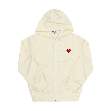 Comme Des Garcons 3 PLAY Red Heart Patch Unisex Hooded Zip-Up AX-T172-051 144764630