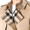 Burberry Check Panel Gabardine Trench Coat Beige 8043207 146453694 [P]