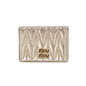 Miu Miu Matelassé Nappa Leather Card Holder 5MC103 AFPP F0846 138933637 [P]