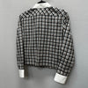 Celine Cropped Check Silk Shirt (55) 149276960 [P]