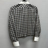 Celine Cropped Check Silk Shirt (55) 149276960 [P]